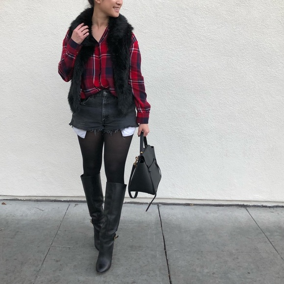 a new day | Plaid Button Down Shirt - Picture 2 of 5